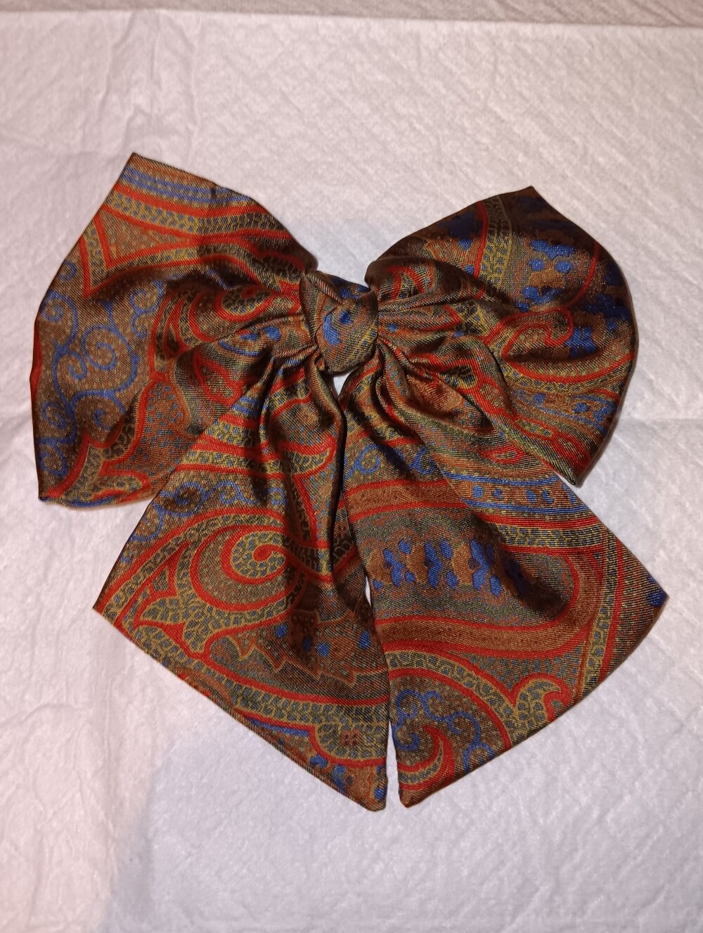 Etro Silk Bow Hair Barette